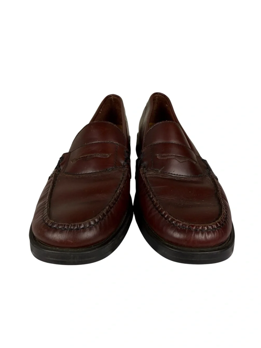 G.H. Bass Weejuns Katherine II Penny Loafers Leather Brazil Vintage Old Money 7